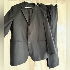 Nordstrom Tech Smart Men’s Black Suit, 50L